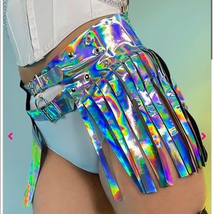 Holographic fringe skirt